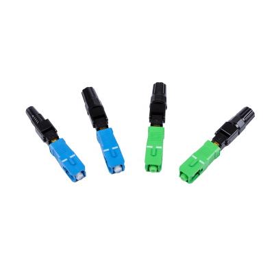 China Hot selling FTTH connector fiber sc/apc fast optical fiber fast connector for sale