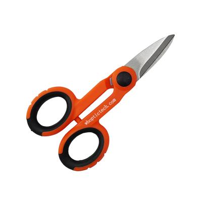 China FTTH/FTTx/HFC Solutions Fiber Optic Cable Stripper Aramid Wire Scissors for sale