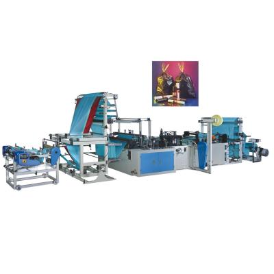 China Automatic Rope Garbage Bag Making Machine , LDPE Bag Making Machine for sale