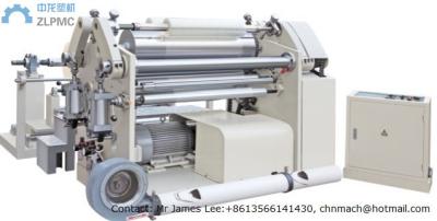 China Surface Touch Center Plastic Film Winding Machine , Paper Roll Slitter Rewinder for sale