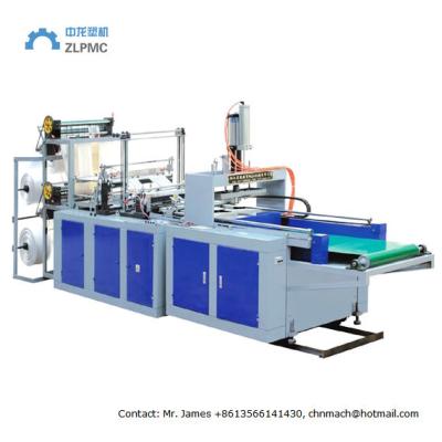 China Eco Friendly Plastic Shopping Bag Making Machine Heat Sealing Cold Cutting for sale