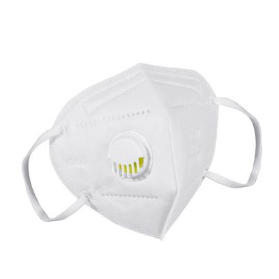 China CE/FDA non-woven KN95 Low Price Disposable 4 Ply Respirator Mask with Valve for Epidemic for sale