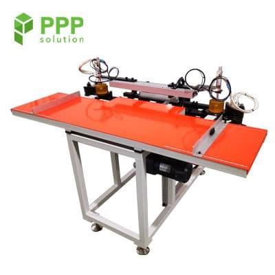 China 3mm-6mm Round Corner PP Side Edge Sealing Machine for Glass Bottle Layer Pad for sale