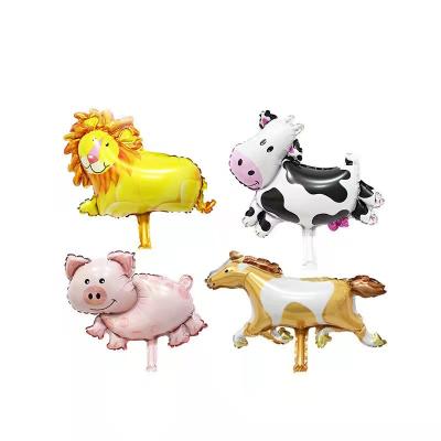 China Hot New Size Foil Balloons Festival Decoration Package Designs Mini Lion Pig Horse Pig Animal Balloons For Baby Toys Birthday Party Decoration for sale