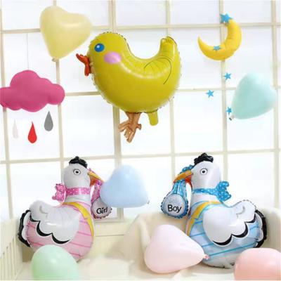 China Wholesale Cheapest Festival Decoration Package Baby Shower Chick Balloon Aluminum Foil Balloons For Happy Birthday Decoration for sale