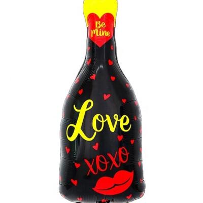 China Manufacturers Customized Adult Beer Balloon Festival Decoration Package Balloon Wine Whiskey Bottle Aluminum Foil Balloon Birthday Party for sale