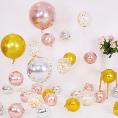 China 22inch manufacturers 22inch birthday party decoration helium foil balloons 4d foil balloons festival decoration selection foil balloons for sale