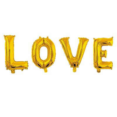 China Festival Decoration Package 32inch Foil Letter Balloons Be Birthday Decoration Letter Balloons Alphabet Foil Customized Balloon for sale