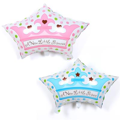 China Princess Crown Foil Balloons Festival Decoration Package Baby Shower Girl Years Birthday Party Decoration Balloon Globos for sale