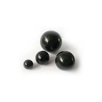 China Custom Made High Quality Black Soft Solid NBR Silicone Rubber Ball for sale