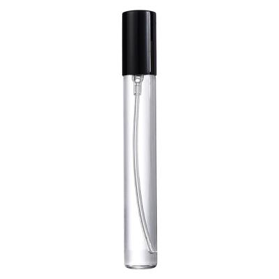 China Wholesale 3ml 5ml 8ml 10ml Cosmetic Vial Perfume Spray Bottle With Glass Shape Tube Portable Black White Mist Spray for sale