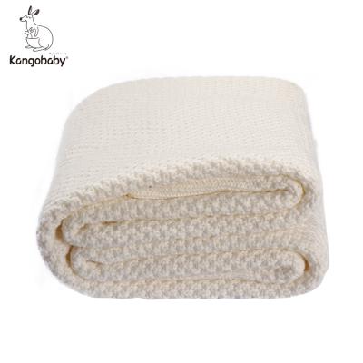 China Hot Sale Eco-friendly Europe and America Spring and Autumn Cotton Baby Knitted Woolen Blanket for sale