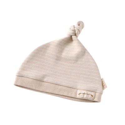 China Amazon Eco-Friendly Hot Selling Newborn Baby Boy And Girl Organic Cotton Hats for sale