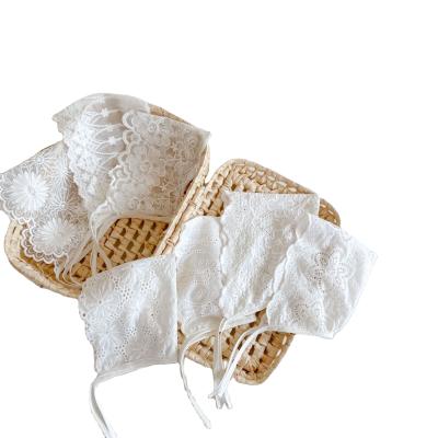 China Ins2021 Spring and Autumn New Handmade Newborn Lace Eco-Friendly Baby Hats All-match for Girl Baby Infant 0 Months -2 Years for sale