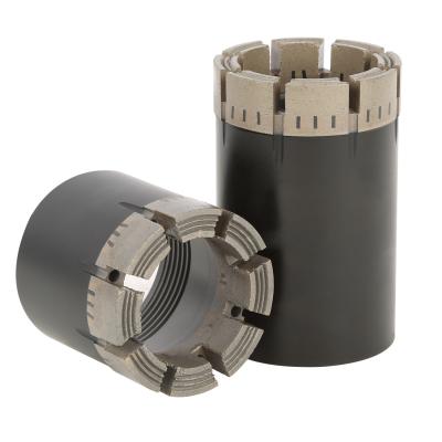 China Slows Wear And Tear Uniform Diamond Distribution Impregnated Diamond Core Bit With Boart Longyear Standard for sale