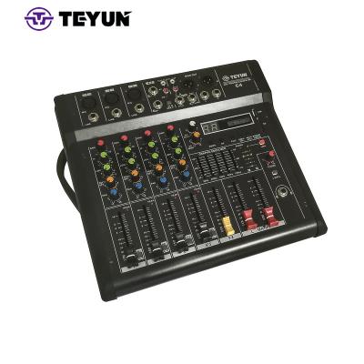 China TEYUN C4 home level audio power amplifier mixer machine KTV professional karaoke all-in-one post machine for sale