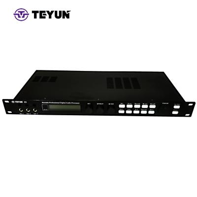 China Professional Anti Scream DSP Audio Front Audio DJ Karaoke Controller Digital Effect Effectorle TEYUN X5 KTV Audio Processor for sale