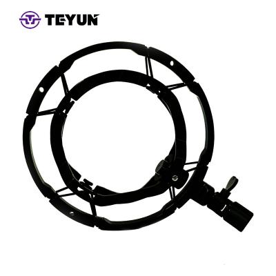 China TEYUN portable metal microphone adjustable shock absorber sales support K-song live broadcast recording audio microphone for sale