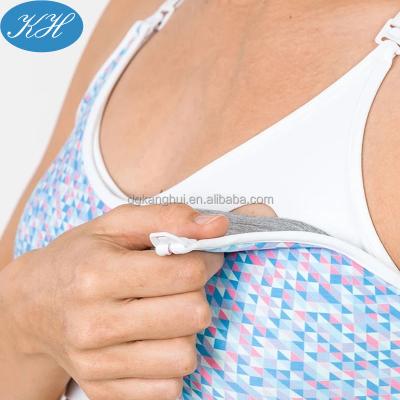 China Manterity Breathable Full Coverage Custom High Print Bra Nursing Nursing Sports Bra for sale