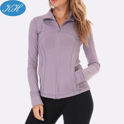 China Breathable Women Running Sports Wear Plus Size Womens Jackets Fitness Yoga Jacket for sale