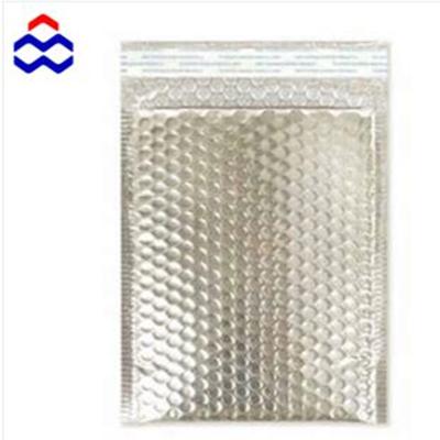 China Shock Resistance Silver Metallic Bubble Mailer for sale