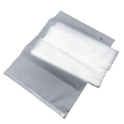 China Wholesale Resealable Frosted Ziplock Plastic Security CPE Zipper Poly Bags For Clothes for sale