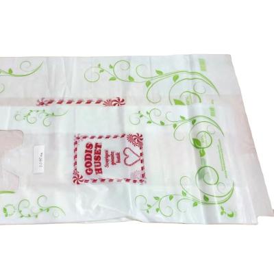 China Eco-friendly wholesale biodegradable bag cornstarch bag reusable shopping bag printing logo eco-friendly for sale