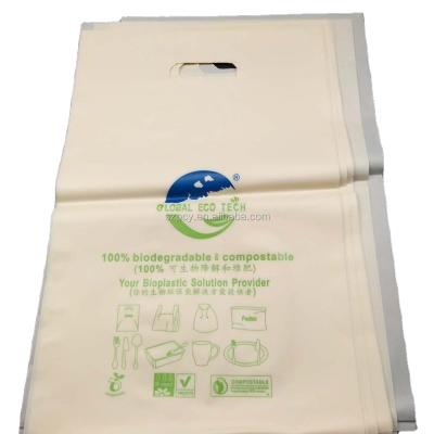 China EN13432 / BPI Eco-Friendly Certified 100% Degradable Shopping Bags Food Grade Bags For Fresh Vegetables Fruits Environmentally Friendly Reusable for sale