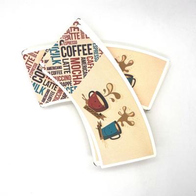 China Disposable 2.5oz 6.5oz 7.5oz 8oz 24oz paper cup fan no smell cups new design customized logo for sale