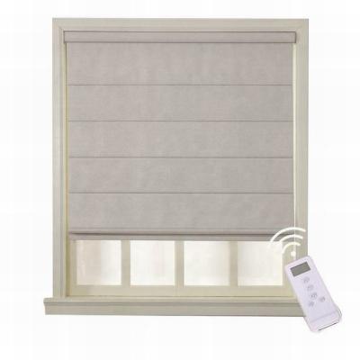 China Modern Indoor Plug and Play Roman Motorized Smart Blinds India for sale