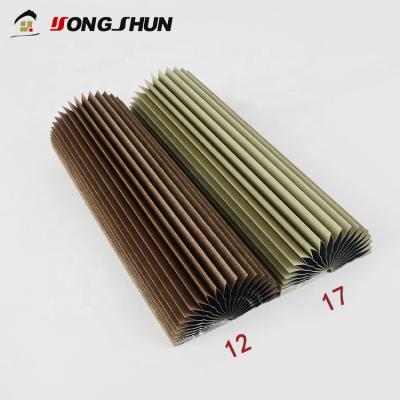 China Blackout raw material for vertical blinds textilen curtain honeycomb fabric for sale