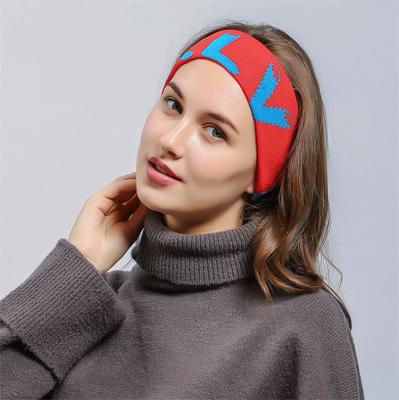 China Yoga Fashion Workout Fitness Headband Cotton Headband Knitted Yoga Sports Custom Logo Headband for sale