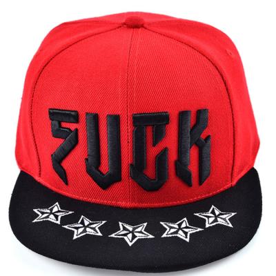 China JOINT Flat Brim Embroidery Snapback Hat Personalized Snapback Hats for sale