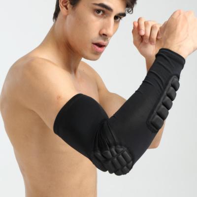 China Outdoor Sports Fit Men Sports Fitness Neoprene Elbow Brace Basketball Elbow Support Protection Compression Arm Sleeves for sale