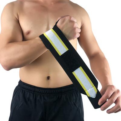 China Adjustable Weightlifting Wrist Support Hand Brace/Sports Fitness Wrist Wraps /weightlifting Wrist Strap Belt for sale