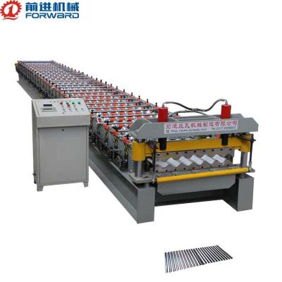 China Building Material Shops Automatic Color Steel Roll Forming Machine Profile Corrugated Roofing Tile Making Machinery Price for sale