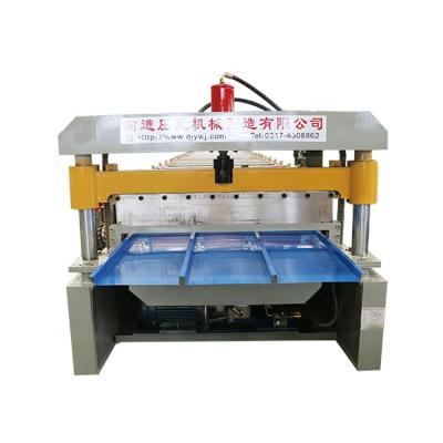 China Factory Color Steel Tile Type Roof Use Standing Seam Panel Roll Forming Machine for sale