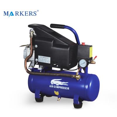 China Portable Paint Tank 9l Lubricated Silent Direct Drive Mini Compressor for sale