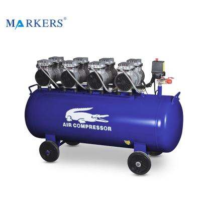 China Lubricated Paintball 3HP 200l Silent Pump Oilless Air Compressor For Spray Painting for sale