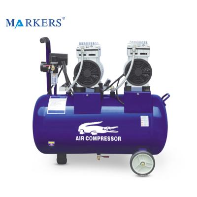 China AR Markers Best Price Lubricated Portable Home Electric Spray Paint Tank 2.5hp 50l Oilless Air Compressor for sale