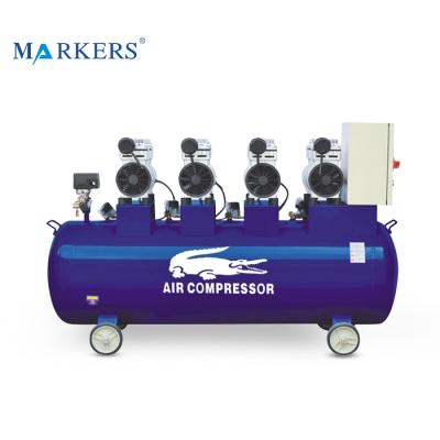 China 200 Liter Air Compressors Lubricated Piston Ring Oil Free Air Compressor for sale