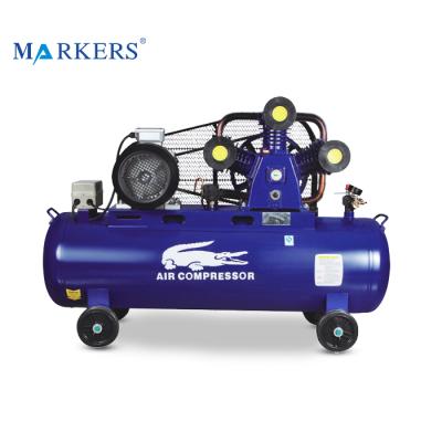 China High Pressure Belt Driven 10hp Air Compressors Lubricated With 180l Tank for sale