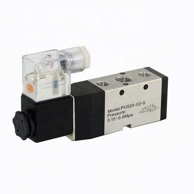 China 18 Series PU520 Solenoid Valve Pneumatic Air Valve for sale