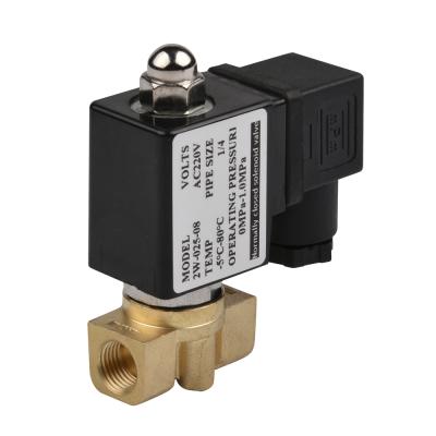 China TK General 1/4 Inch Direct Acting Water Air Solenoid Valve AC220V 24VDC 2W-025-08D for sale