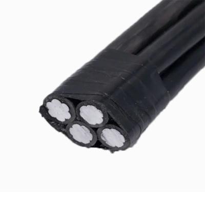 China Good Quality Aluminum Utility Drop Twist Underground Twisted Electrical PVC / Xlpe Insulated Aerial Cables Aluminum Specification Cable for sale