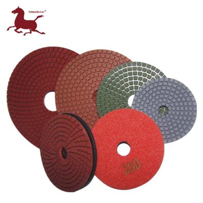 China Stone Abrasive Edge Wet Polish Pads, Diamond Polishing Pad for sale