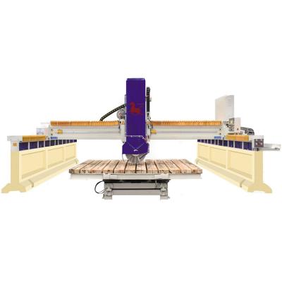 China Infrared full automatic folding bridge type building material stores edge cutting machine for stone in factory TJHS-800 for sale