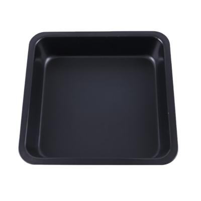 China Disposable Non-Stick Black Baking Bake Ware Sets Bread Pan Square Pan for sale