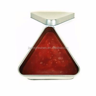 China Hot Selling Candle Metal Tin Box For Candle Triangle Shape Candle Packaging Tin Box for sale