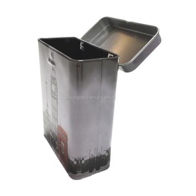 China Recycled Rectangular Materials Cigarette Tin Box for sale